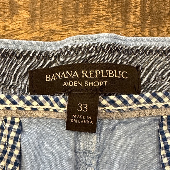 Banana Republic Men's Light Blue Shorts - Picture 2 of 12